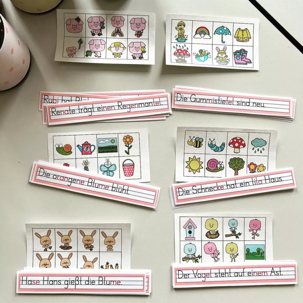 sinnerfassend lesen 1 klasse frühling