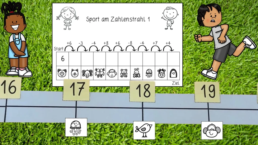 Zahlenstrahl 20