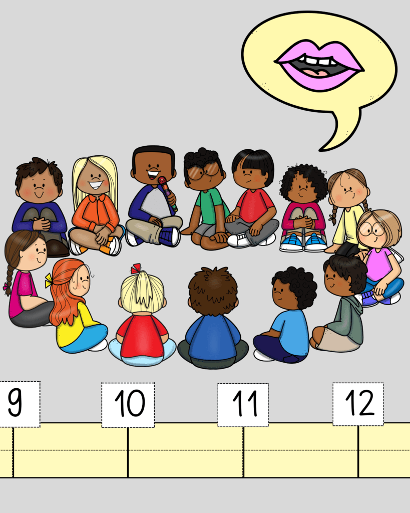 Zahlenstrahl 20 Abschluss