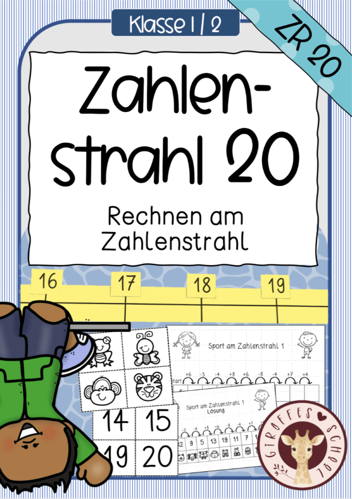 Zahlenstrahl 20 Sport