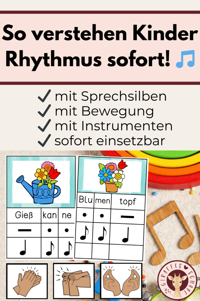 Rhythmus lernen Grundschule mit Rhythmusbausteinen