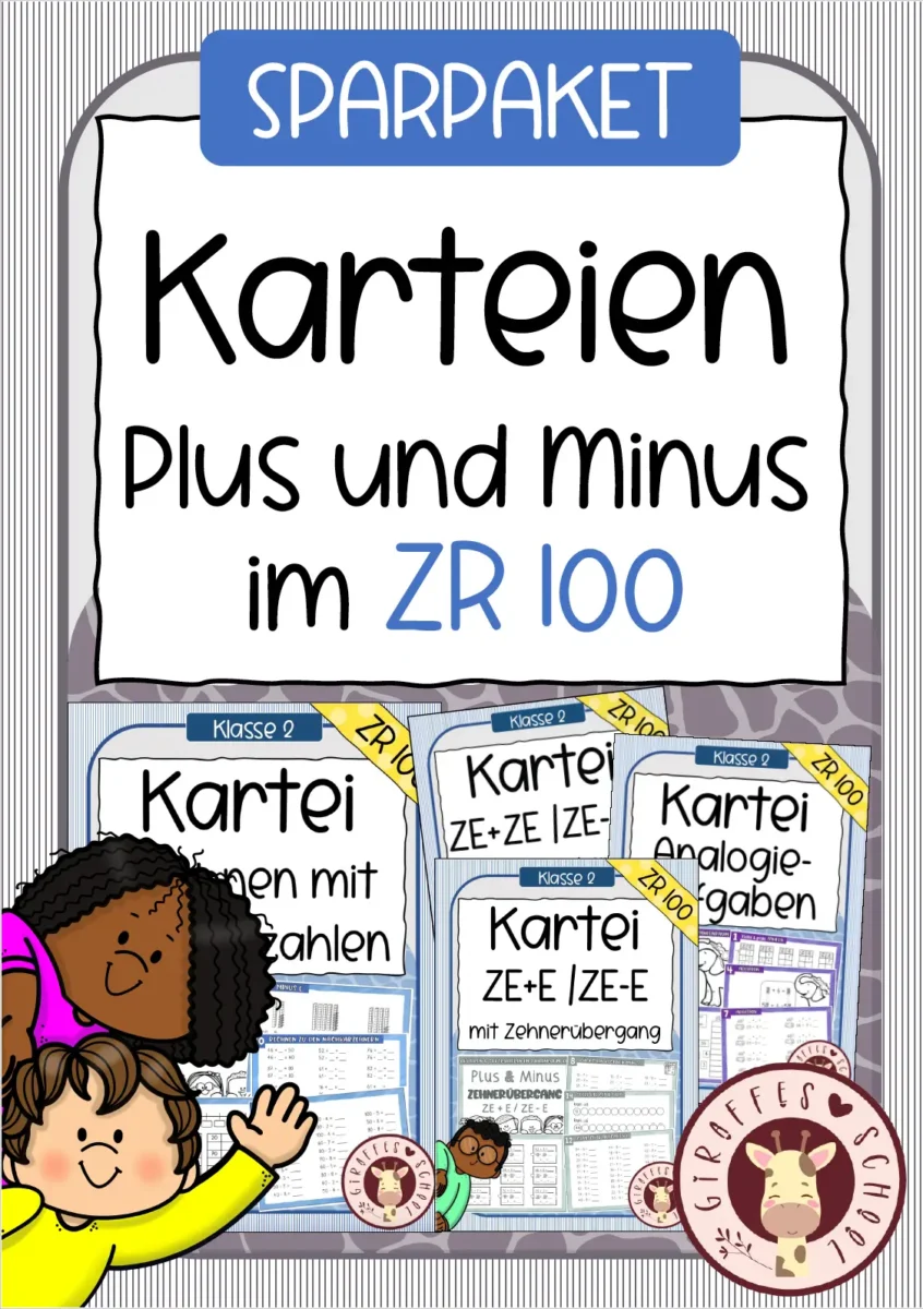 Kartei Rechnen Zahlenraum 100