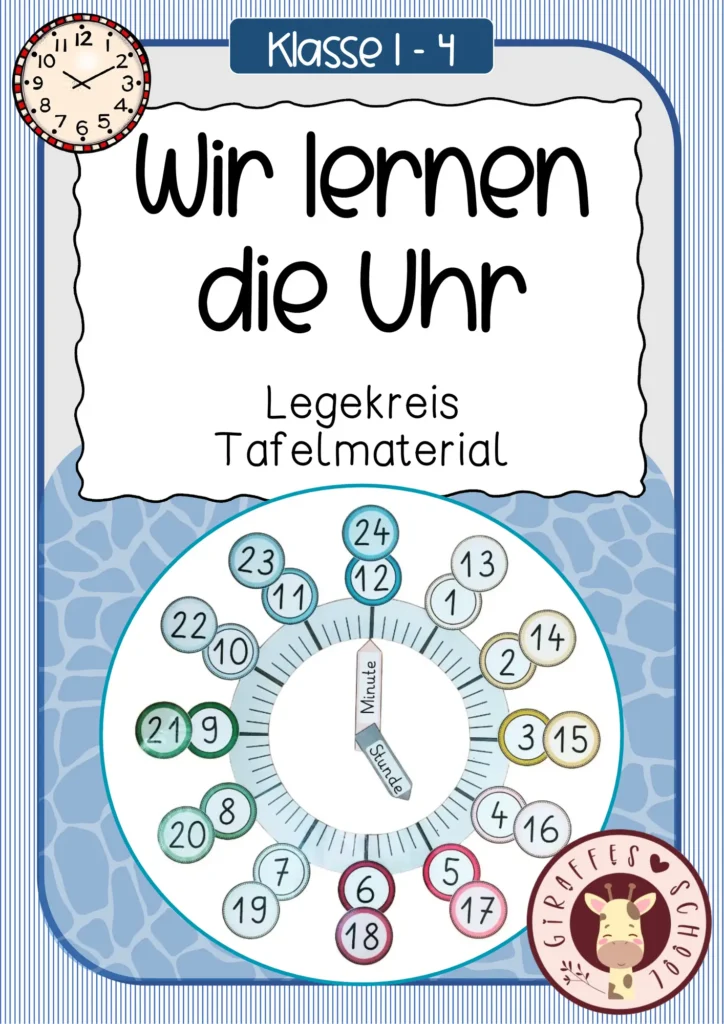 Uhr lernen Grundschule