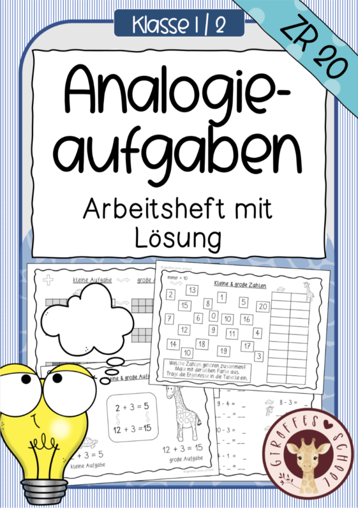Arbeitsheft Analogieaufgaben 20