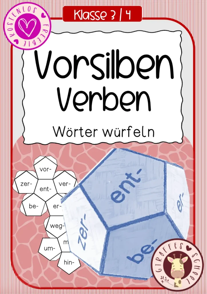 Vorsilben Verben Würfel