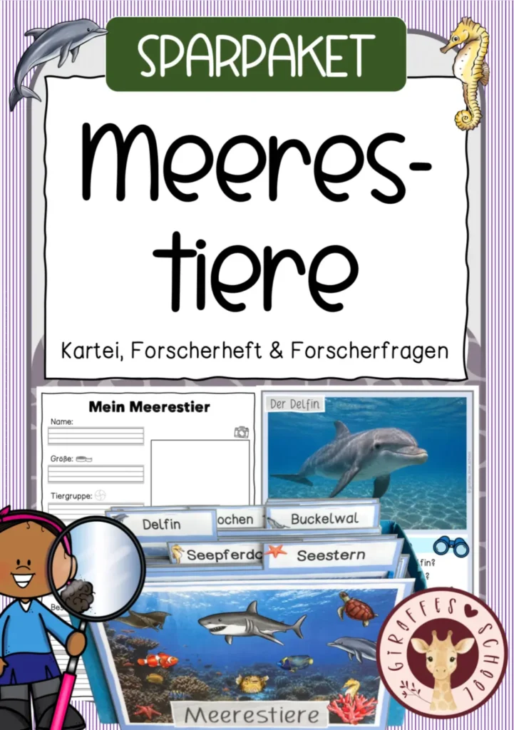 Meerestiere Sachunterricht 1/2