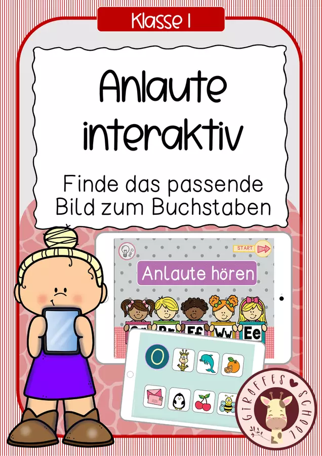 Interaktive Anlautübung für Klasse 1